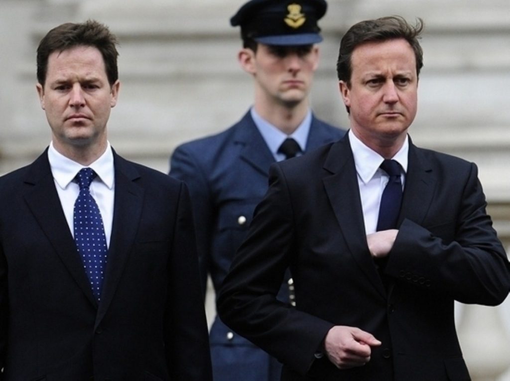 David Cameron and Nick Clegg had their last press conference of the year overshadowed by the saga involving Vince Cable