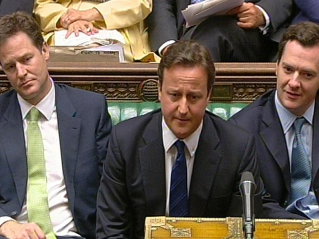 David Cameron in withering mode