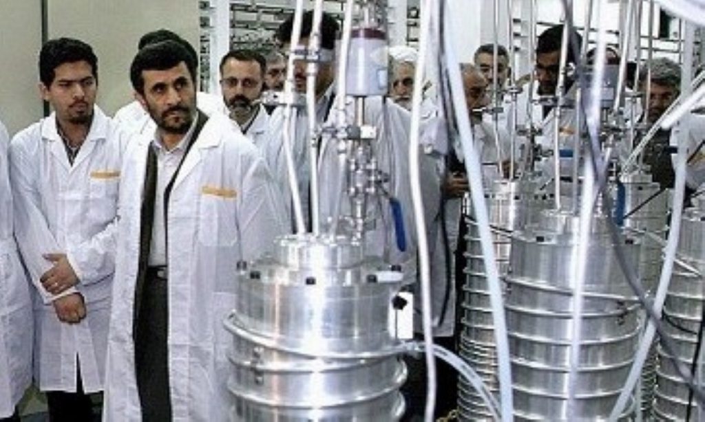 Tony Blair has offered an uncompromising view on the Iranian nuclear programme