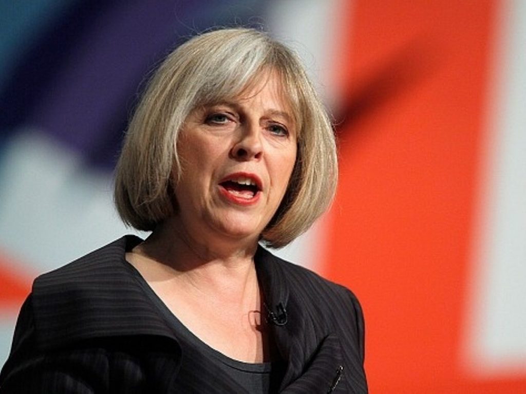 Theresa May has accepted an application from the police to ban the EDL march.