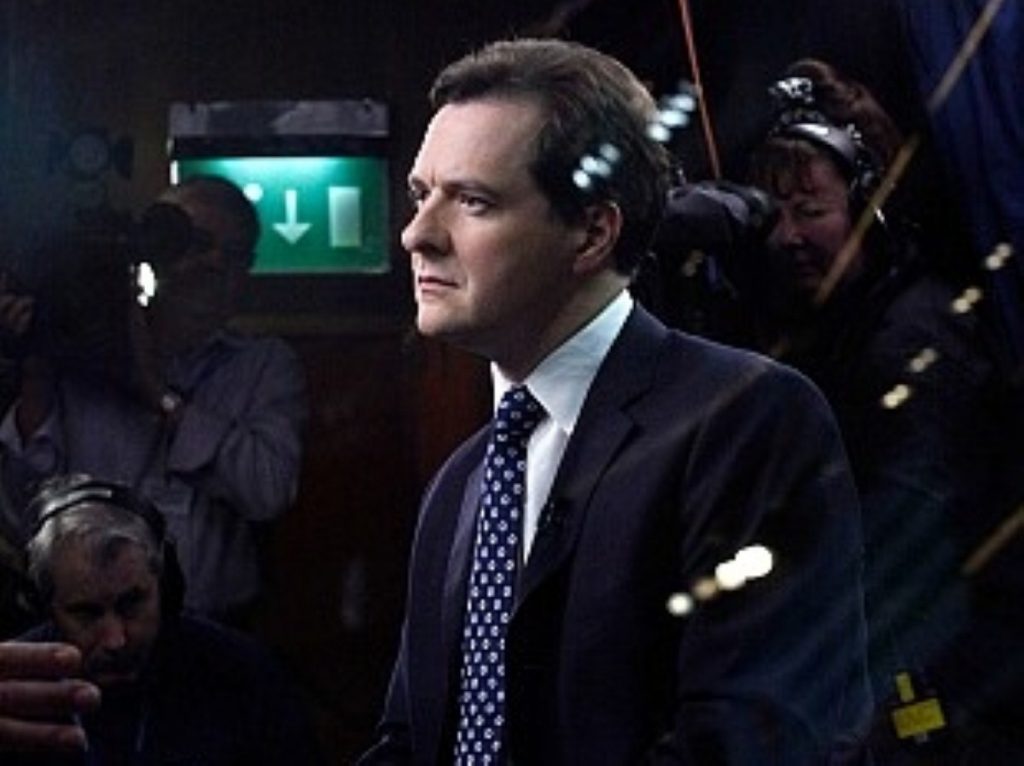 George Osborne spoke in Manchester today