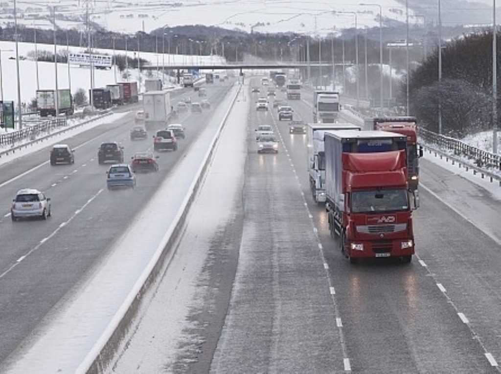 Traffic struggles on Britain