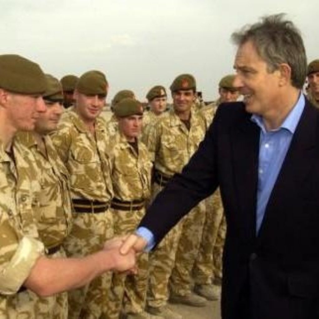 Tony Blair in Iraq