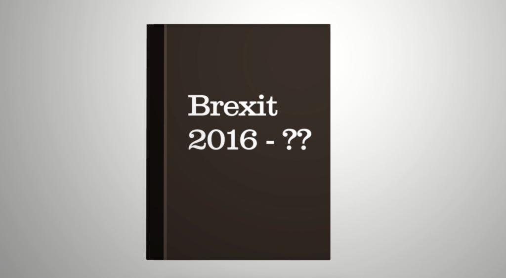 A brown cartoon diary with 2016 - ?? on the front