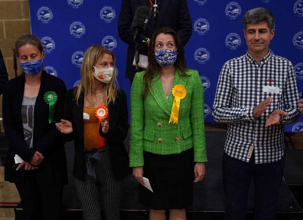 Sarah Green wins Chesham & Amersham